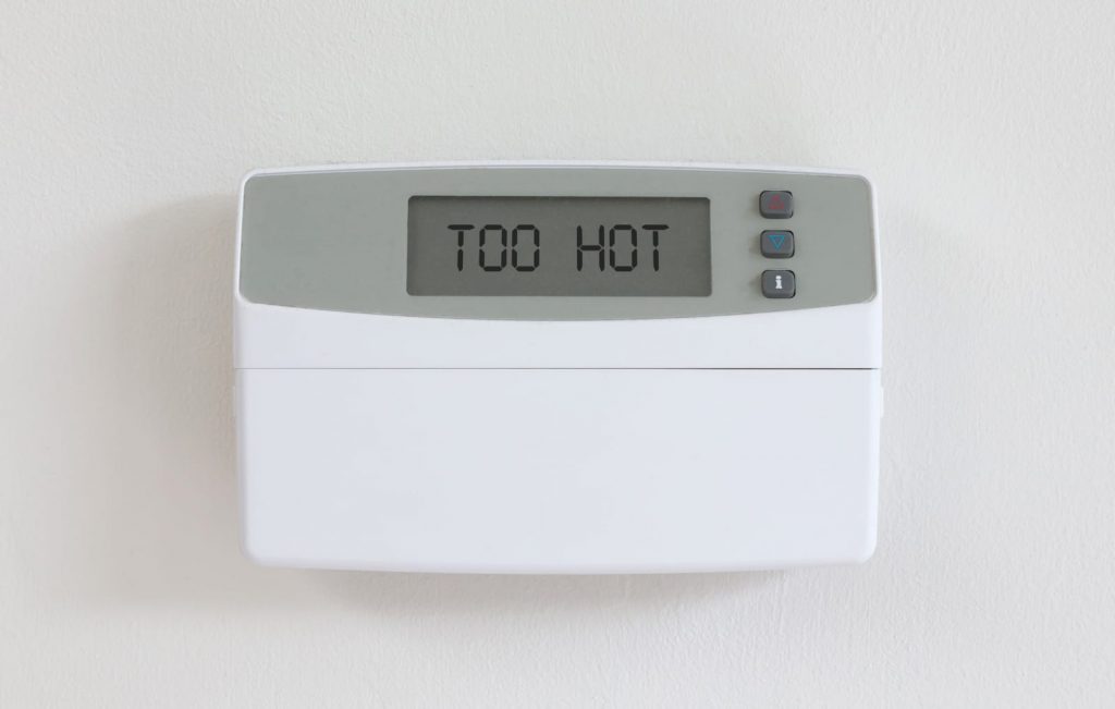 Cranking up your thermostat to being too hot is just wasting energy.